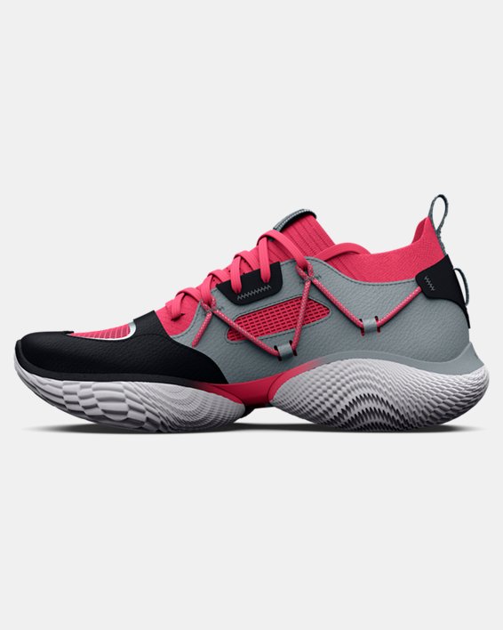 Unisex Curry Flow Cozy Sportstyle Shoes, Pink, pdpMainDesktop image number 1